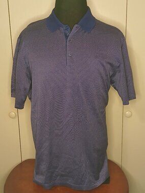 Bugatchi Uomo Men's XL Egyptian Cotton Purple Golf Jersey (0920PF)